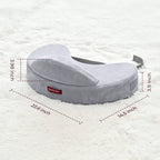 Momcozy – Jastëk Ergonomik për Gjidhënie MaxSupport CozyPro me Shkumë Memory (Gri/Bardhë)