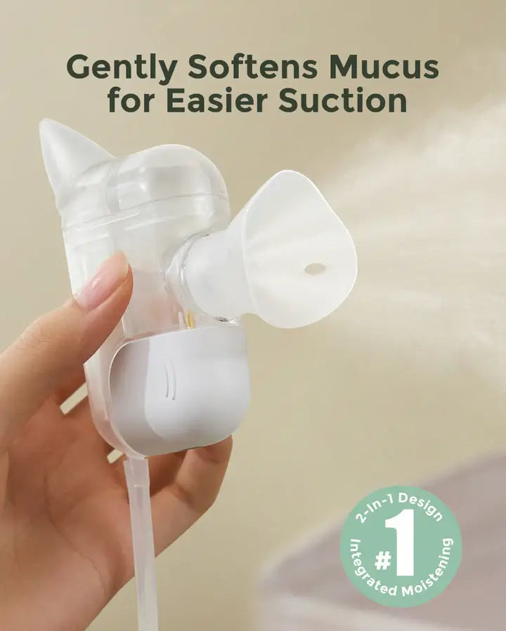 Momcozy – Aspirator Nazal Elektrik BreezyClear Pro™ 2 në 1 me Spërkatje & Thithje