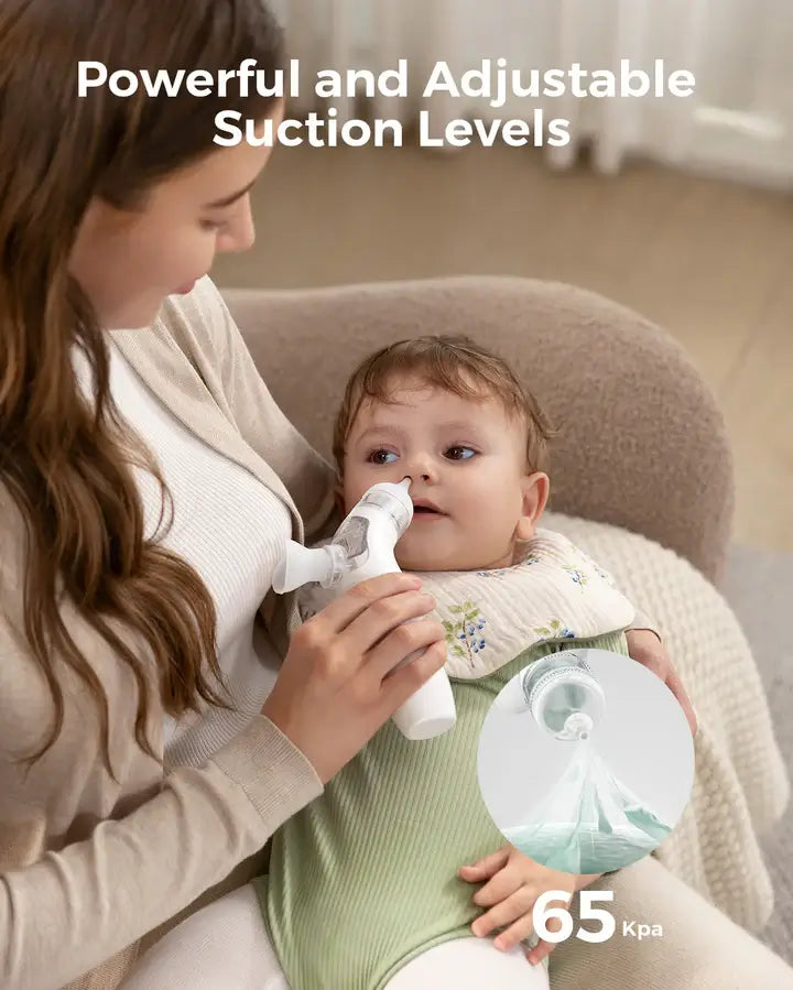 Momcozy – BreezyClear™ Aspirator Nazal Elektrik 2 në 1 me Spërkatje dhe Thithje