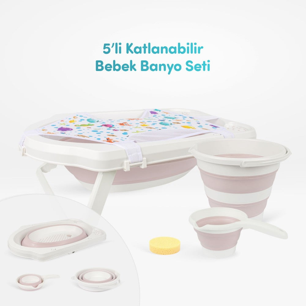 Set Banje i Palosshëm për Bebe – 5 Pjesë