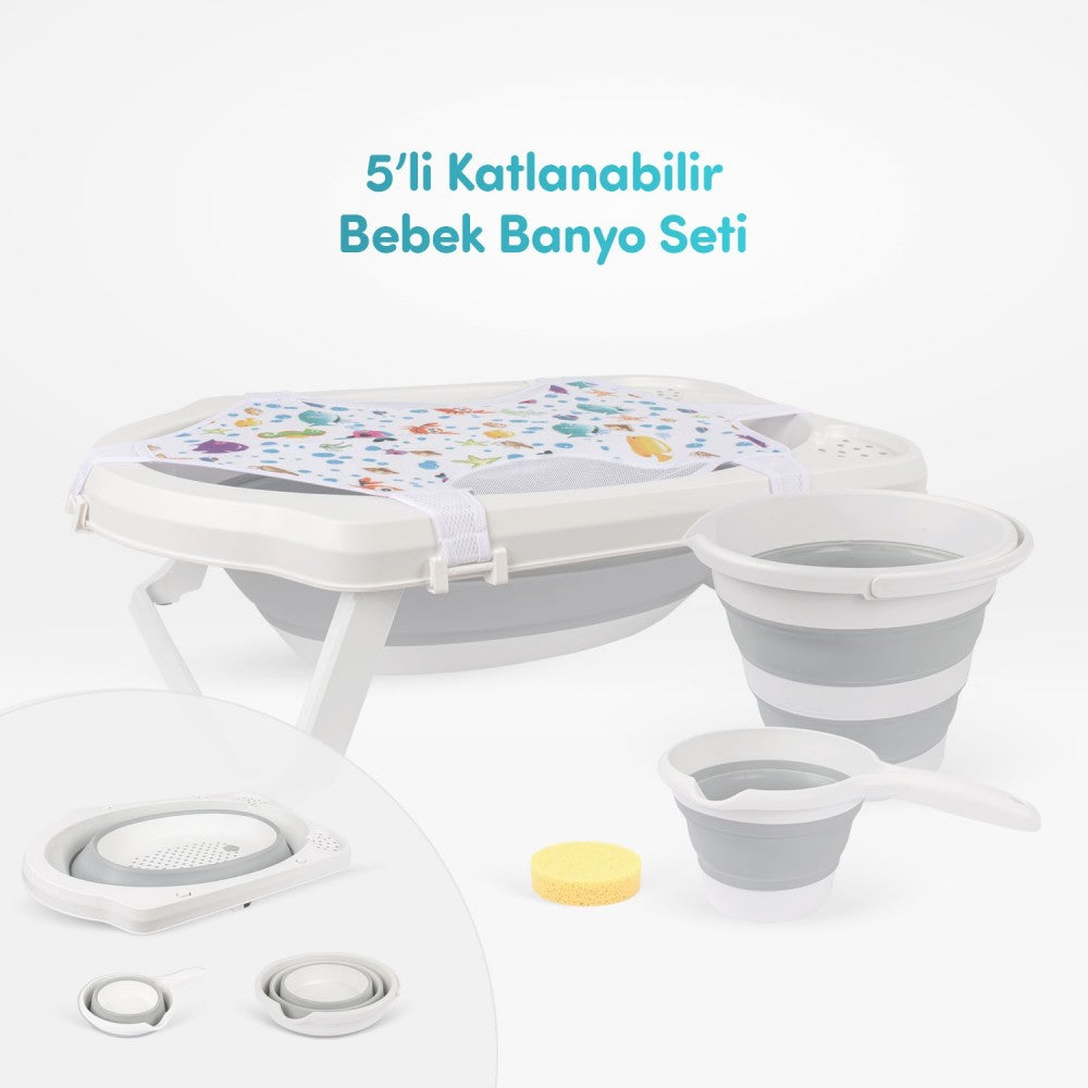 Set Banje i Palosshëm për Bebe – 5 Pjesë