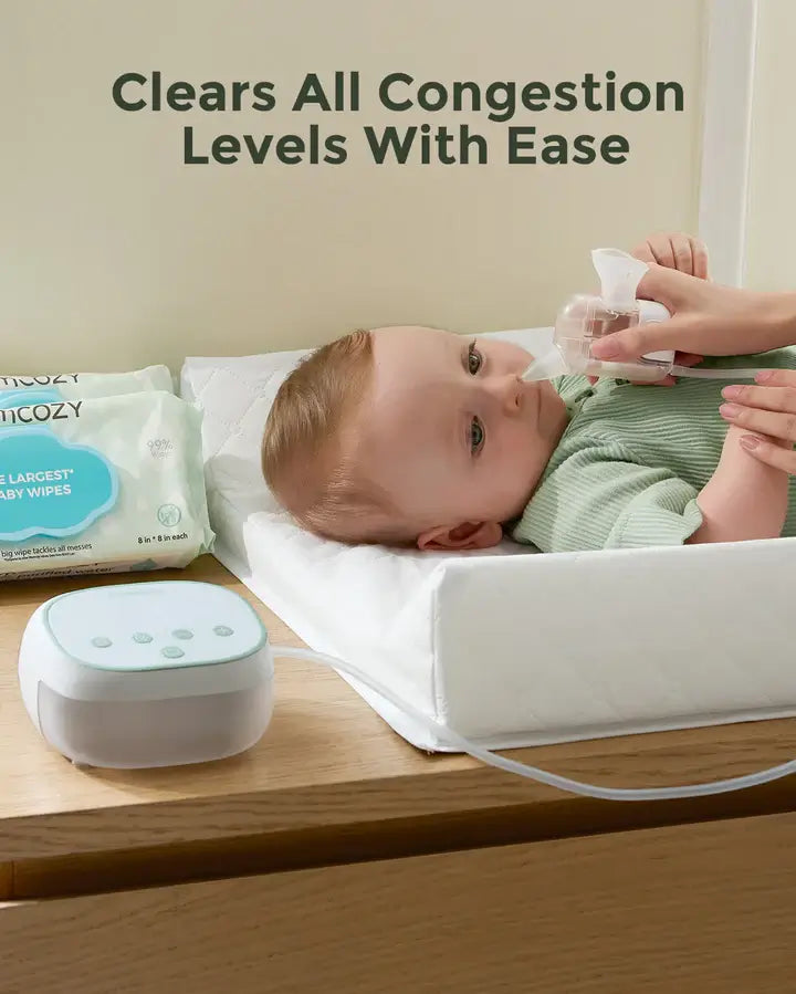 Momcozy – Aspirator Nazal Elektrik BreezyClear Pro™ 2 në 1 me Spërkatje & Thithje