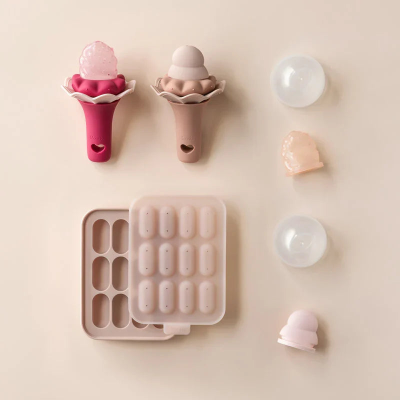 Moonkie – Set Silikoni për Ushqyerjen e Bebes