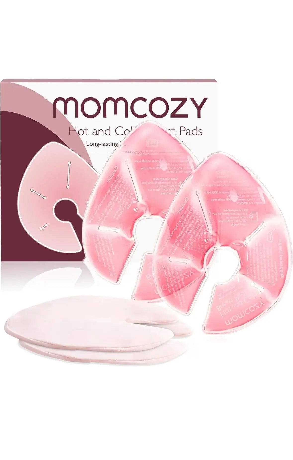 Momcozy – Kompresa të Ripërdorshme të Nxehta dhe të Ftohta për Gji (2 Copë)