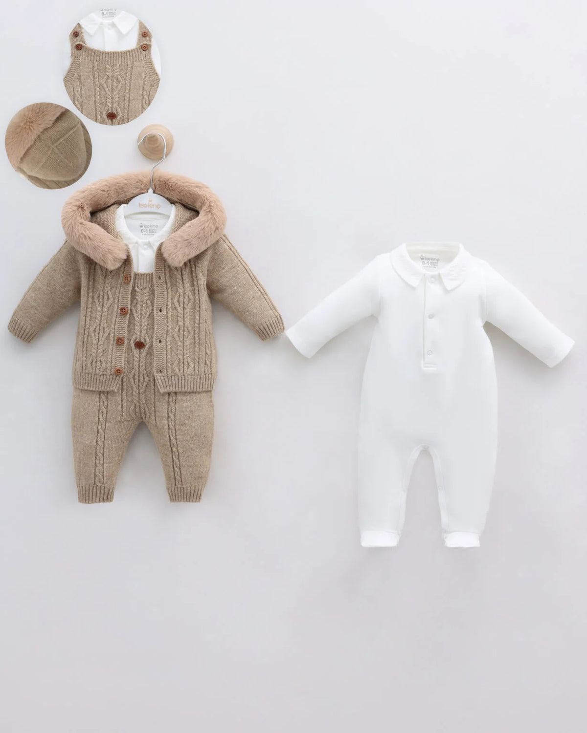 Set 3 Pjesë Babygrow për Djem