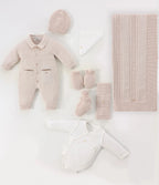 Set 8 Pjesë për Djem të Porsalindur – Bezhë
