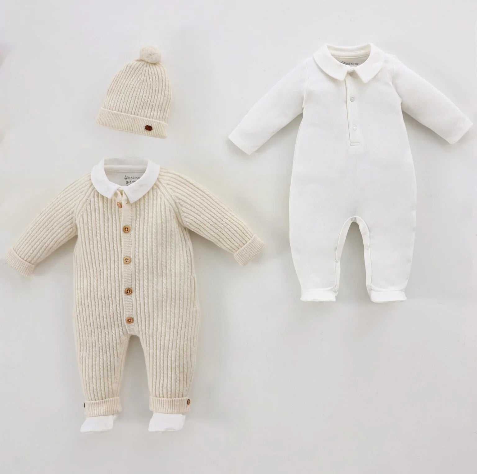 Set 3 Pjesë Paliçetë për Djem – E Bardhë