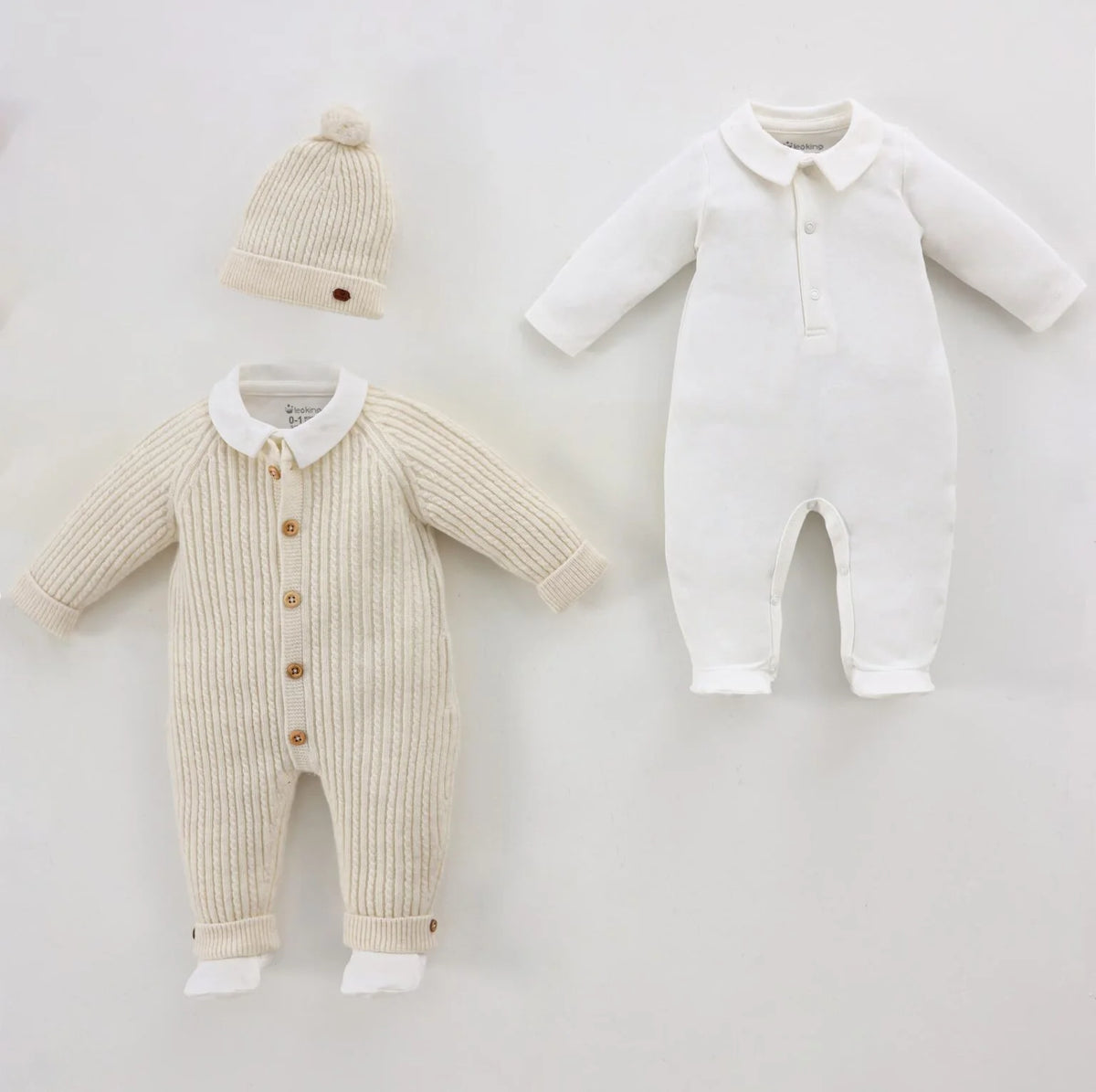 Set 3 Pjesë Paliçetë për Djem – E Bardhë