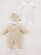 Set 3 Pjesë Romper për Vajza-Paliçetë