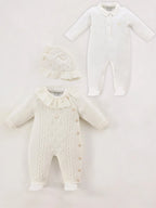 Set 3 Pjesë Romper për Vajza-Paliçetë