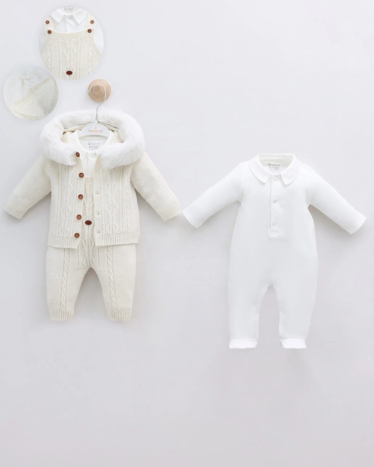 Set 3 Pjesë Babygrow për Djem