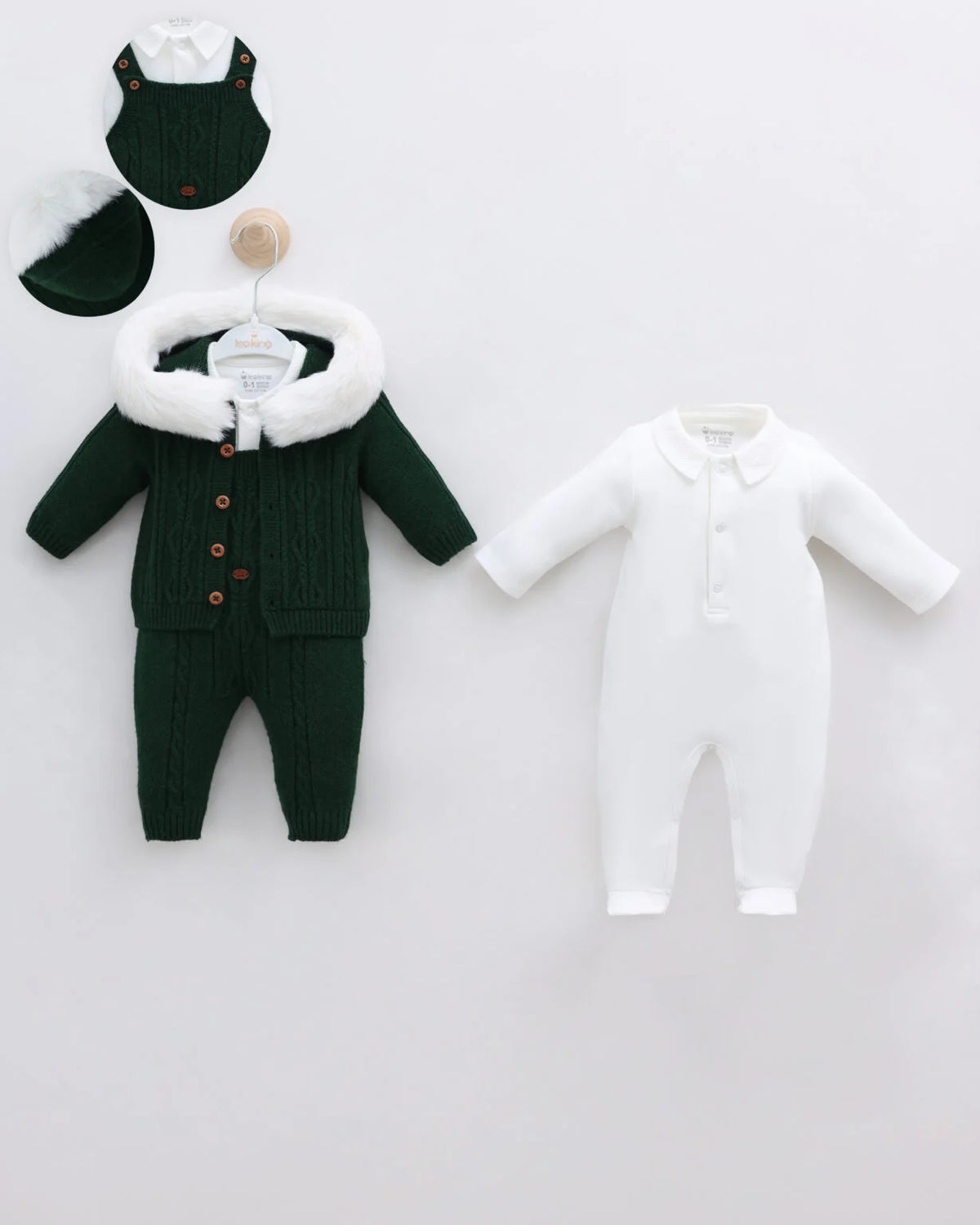Set 3 Pjesë Babygrow për Djem