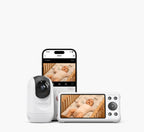 Momcozy – Monitor Inteligjent për Bebe BM04 me Ekran 5″ dhe Modalitet të Dyfishtë