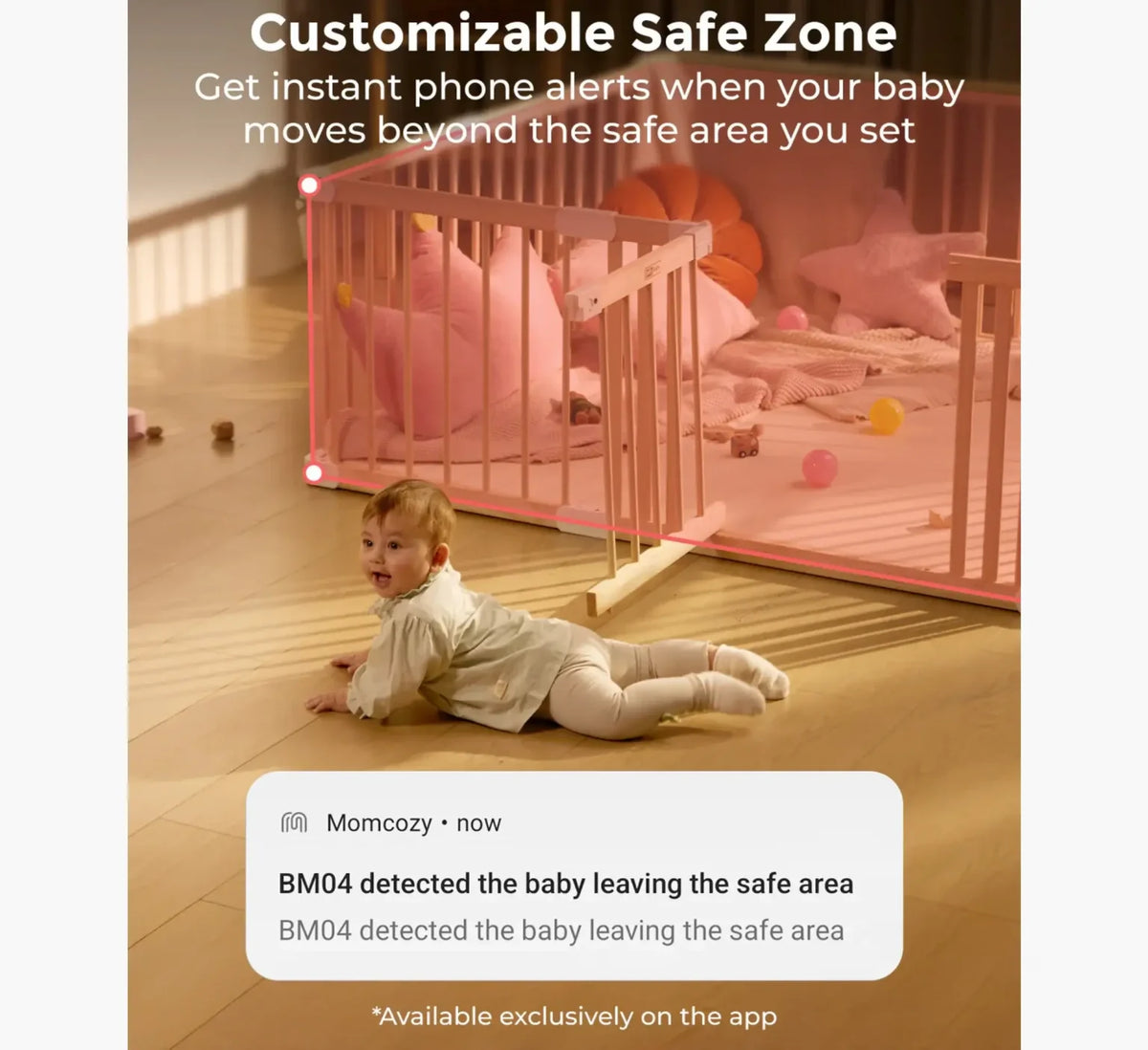 Momcozy – Monitor Inteligjent për Bebe BM04 me Ekran 5″ dhe Modalitet të Dyfishtë