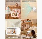 Momcozy – Monitor Video për Bebe BM03 me Ekran 5.5″ Full HD 1080P