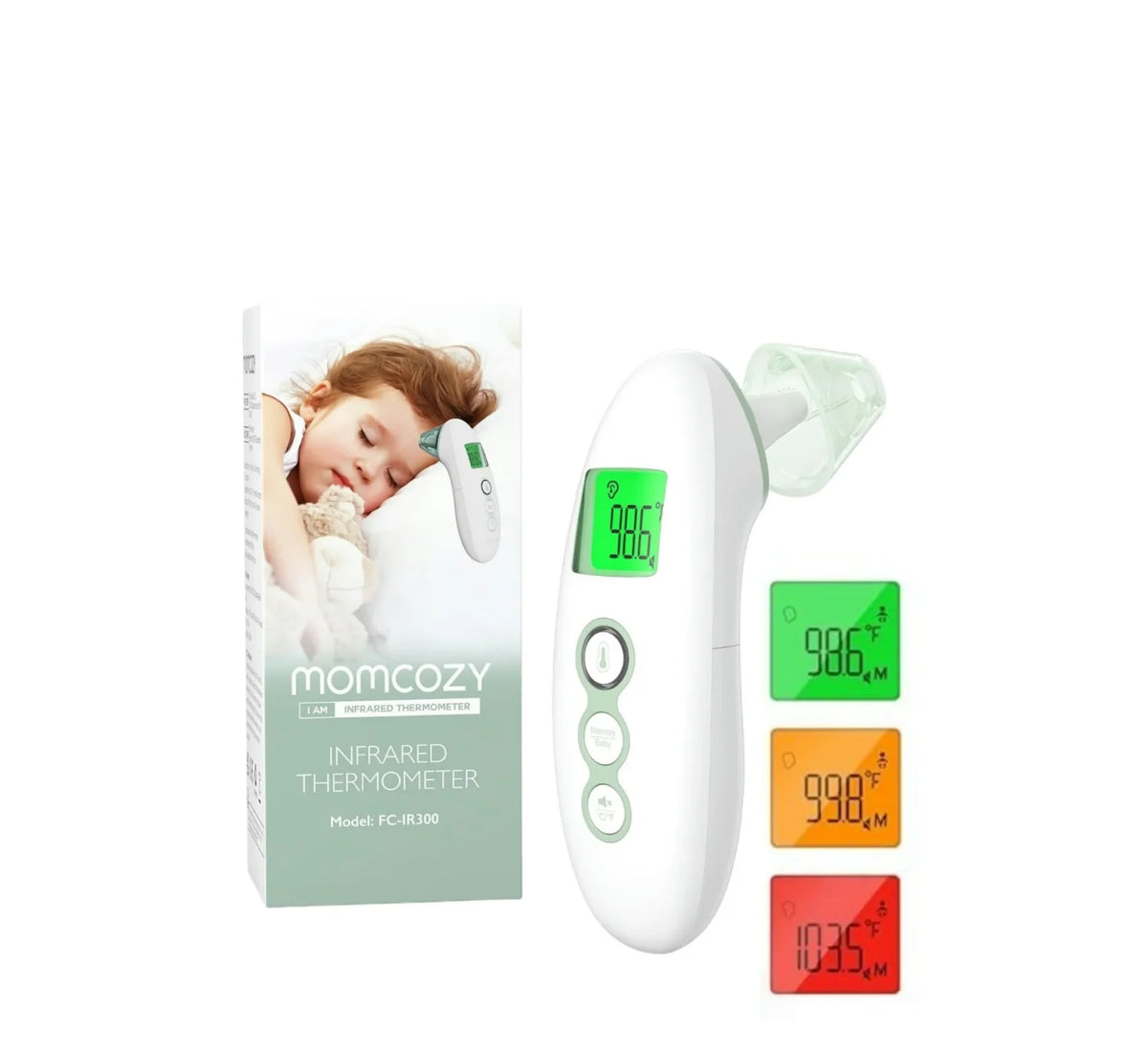 Momcozy – Termometër pa Kontakt për Ballin dhe Veshin