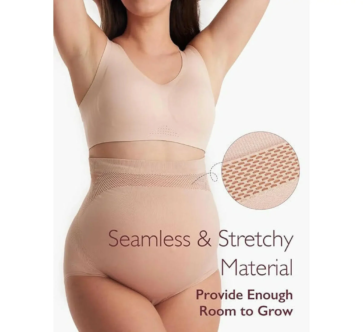 Momcozy – Të Brendshme për Shtatzëni me Bel të Lartë