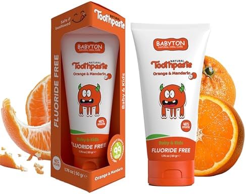 Babyton – Pastë Dhëmbësh Natyrale për Fëmijë, Pa Fluor, me Shije