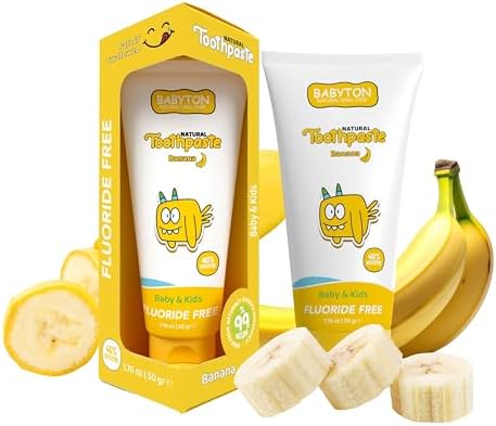 Babyton – Pastë Dhëmbësh Natyrale për Fëmijë, Pa Fluor, me Shije