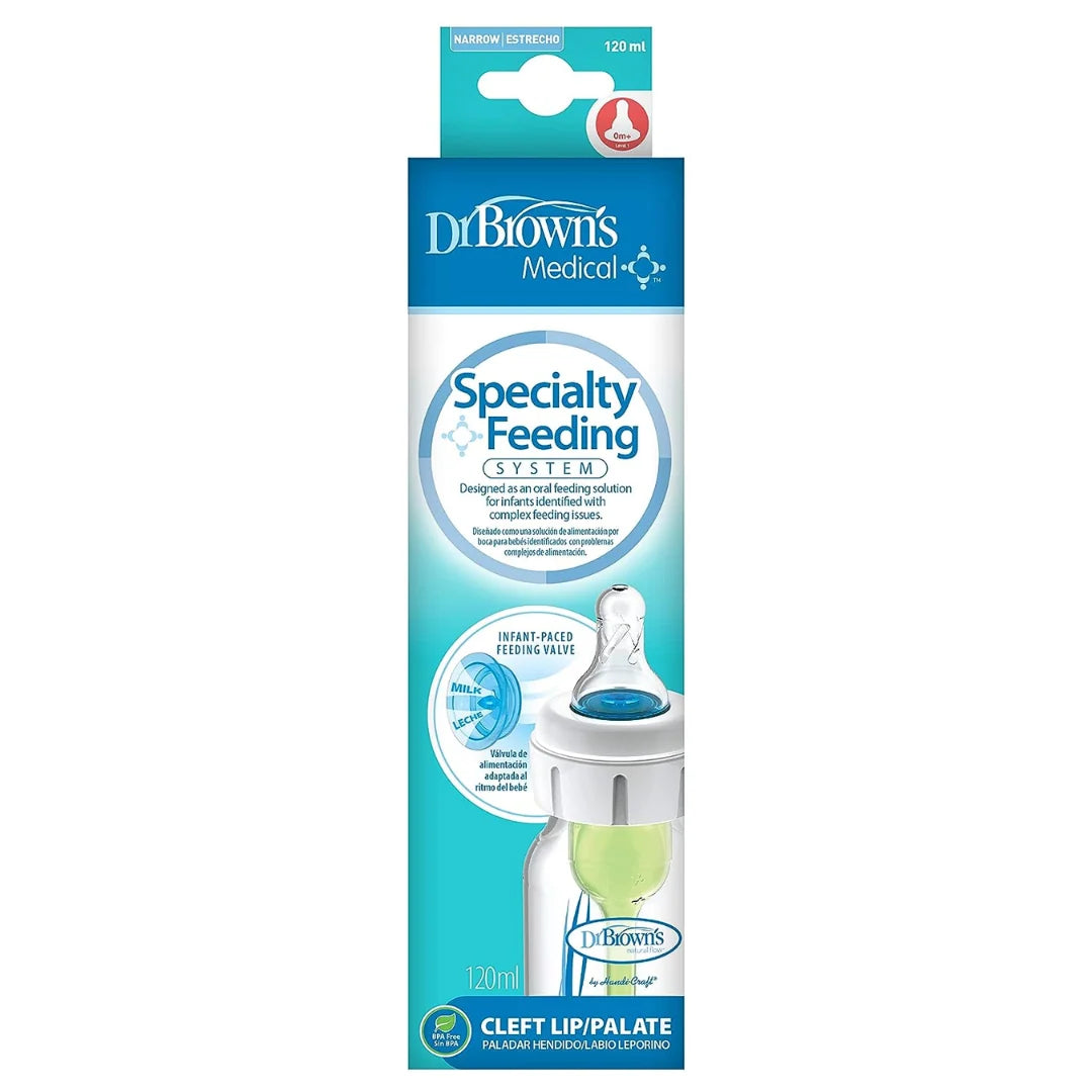 Shishe plastike për lindjet premature, Specialty Feeding, 120 ml, (grykë e ngushtë)