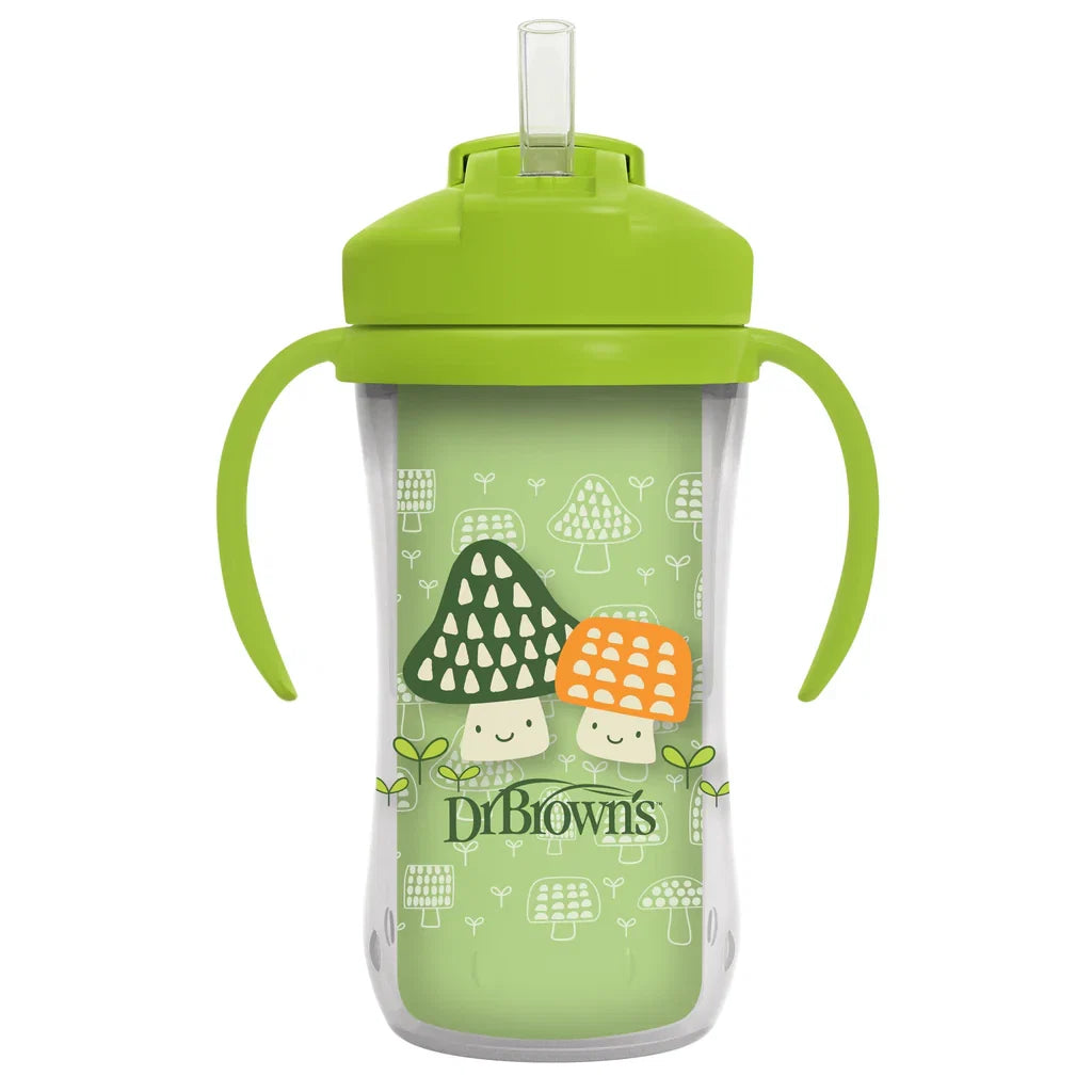 Dr. Brown's Straw Cup 300ml ( Gote me pipe per femije ) 12m+