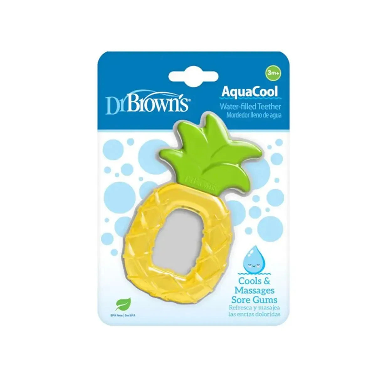 Dr. Brown’s – Lodër Kafshimi AquaCool me Ujë, 3+ muaj