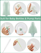 Momcozy – Set Furçash për Pastrimin e Biberonëve me Sistem Push-Press