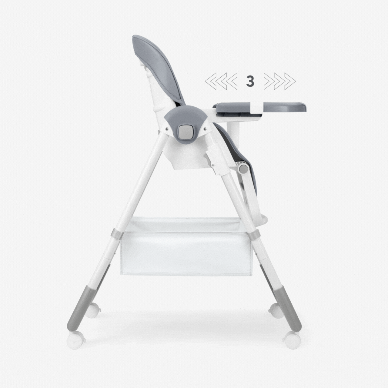 KikkaBoo Spicy+ Grey – Karrige Ushqimi Gri