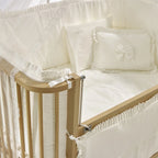 Bambino – Krevat Lëkundës 70×110 cm (Natyral / Krem)