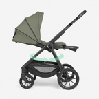 Promo KikkaBoo Modena 2027 Army Green – Karrocë 3në1 + Karrige Makine në