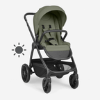 Promo KikkaBoo Modena 2027 Army Green – Karrocë 3në1 + Karrige Makine në