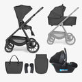 Promo KikkaBoo Modena 2027 Black – Karrocë 3në1 me Kosh të Porsalinduri + Karrige Makine në