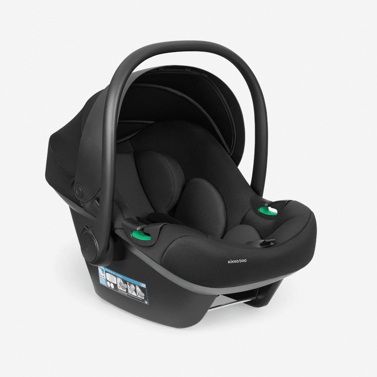 Promo KikkaBoo Modena 2027 Black – Karrocë 3në1 me Kosh të Porsalinduri + Karrige Makine në