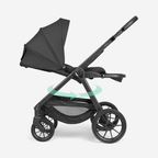 Promo KikkaBoo Modena 2027 Black – Karrocë 3në1 me Kosh të Porsalinduri + Karrige Makine në