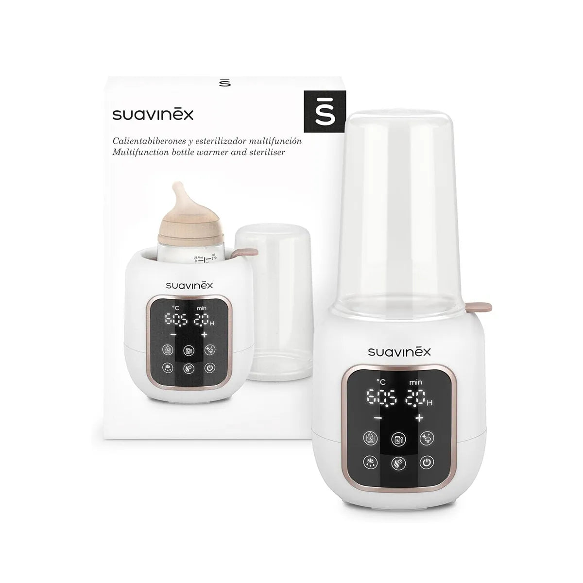 Suavinex – Ngrohës dhe Sterilizues Biberonësh 5në1