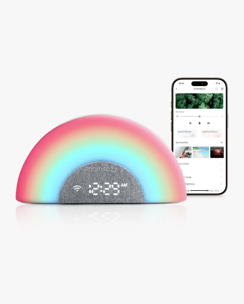 Momcozy – Pajisje me Tinguj Qetësues Rainbow Gri