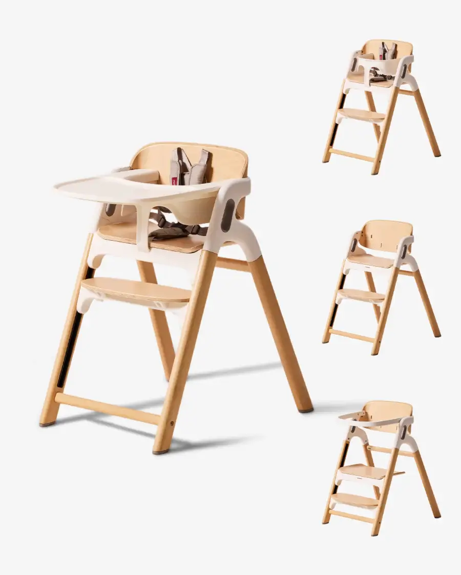 Momcozy DinerPal Wooden High Chair For Babies